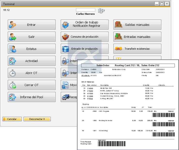 Beas Producción - Control de presencia