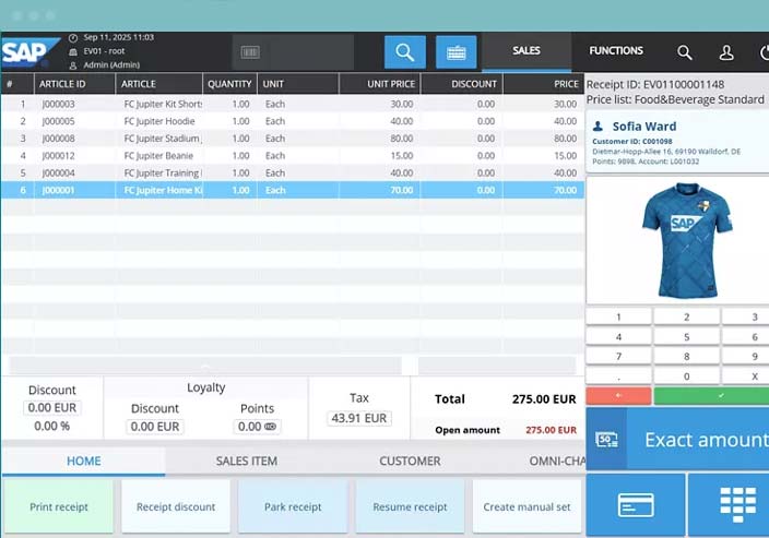 SAP Customer Checkout