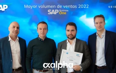 Premio Mayor volumen de ventas en 2022 SAP Business One