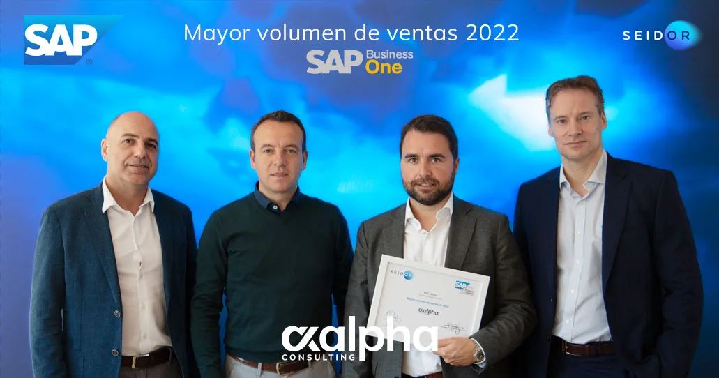 Premio al mayor volumen de ventas 2022 SAP Business One