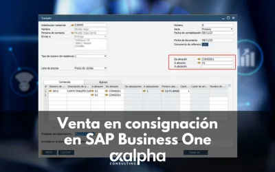 Venta en consignación en SAP Business One