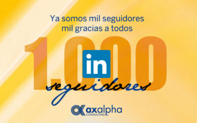 Hoy superamos el millar de seguidores en Linkedin