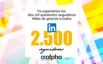 Ya superamos los 2.500 seguidores en Linkedin