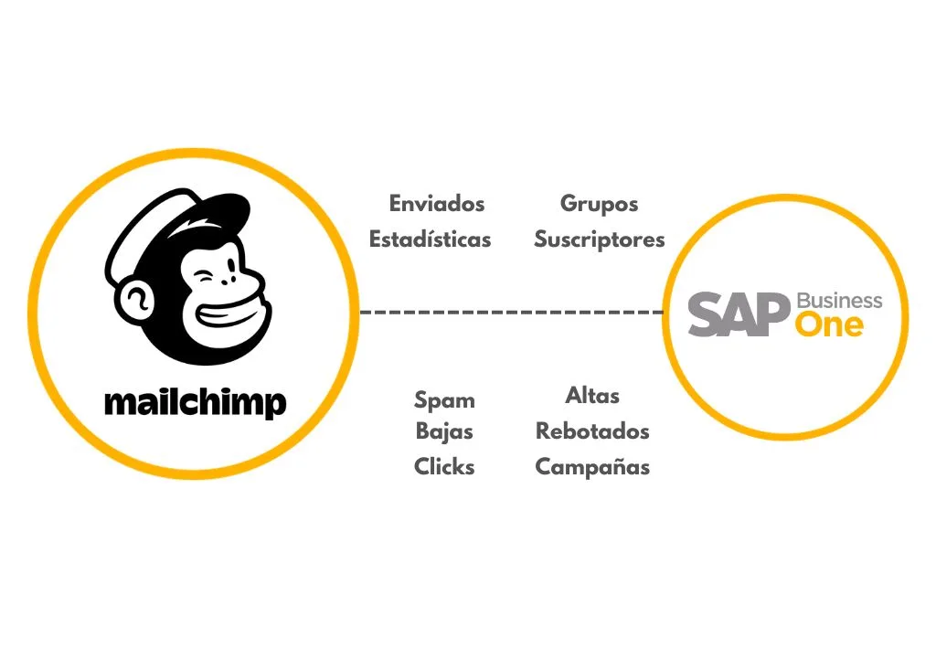 funcionalidades SAP mailchimp