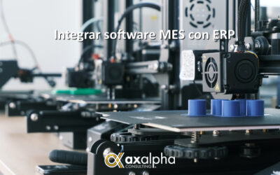 Integrar software MES con ERP