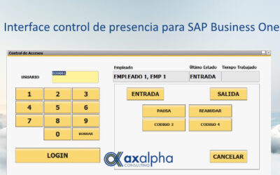 Interface control de presencia para SAP Business One