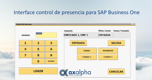 Interface control presencia SAP