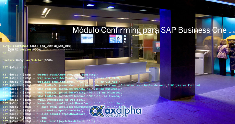 Módulo confirming SAP Business One