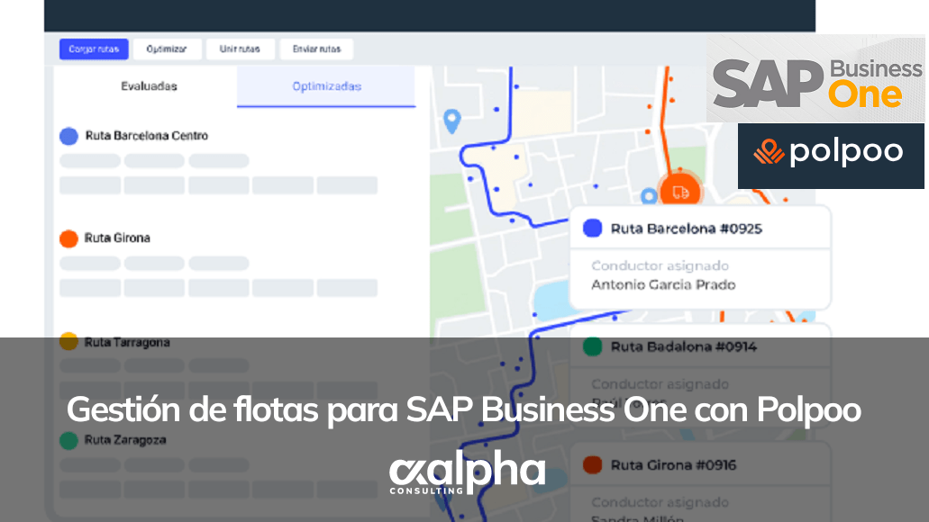 Gestión de flotas para SAP Business One con Polpoo